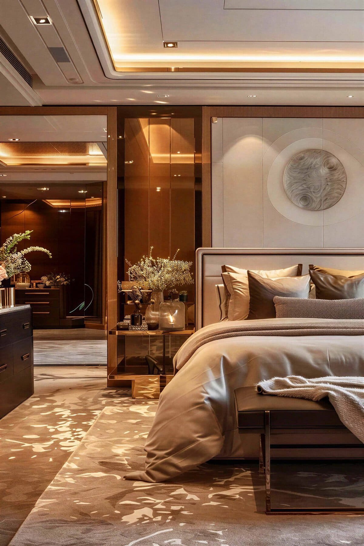 The Riviera Palm Beach 2 Bedrooms Interior Concept עיצוב פנים של דירת 2 חדרי שינה בפרויקט The Riviera Palm Beach וונגאמט פטאיה