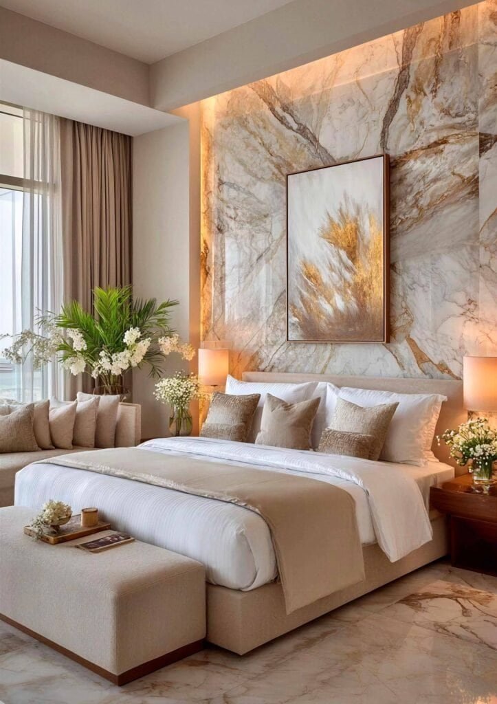 עיצוב פנים של דירת חדר שינה אחד בפרויקט The Riviera Palm Beach וונגאמט פטאיה