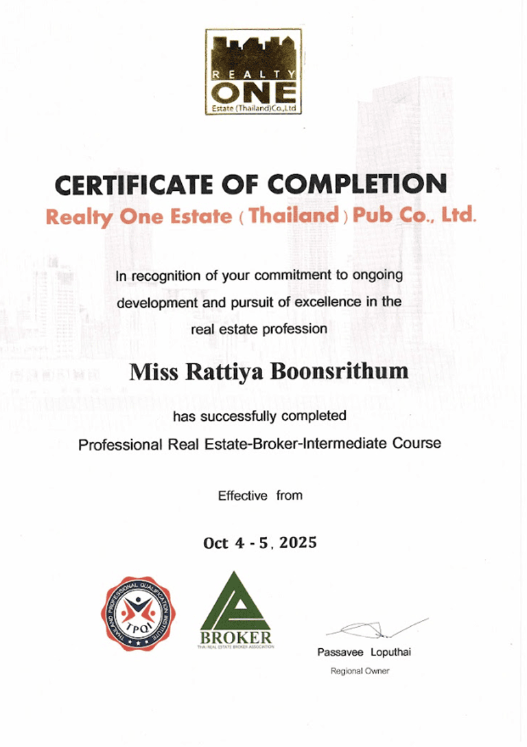 Professional Real Estate Certification
