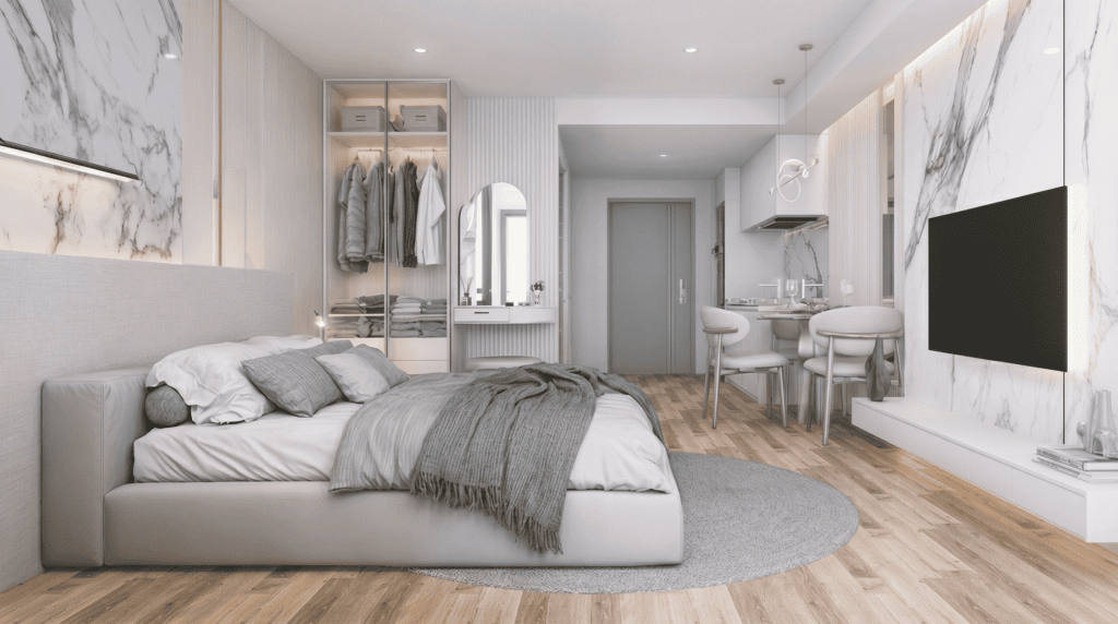 Siam Oriental Oasis 1 Bedroom floor plan layout Pratumnak Pattaya