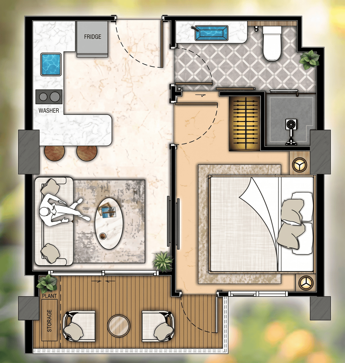 The Riviera Beverly Hills Residences 2 Bedrooms