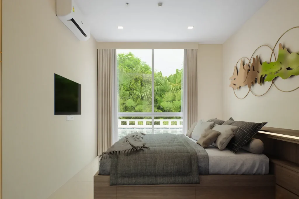 Harmonia City Garden 2 Bedrooms - דירת שני חדרי שינה בפאטייה