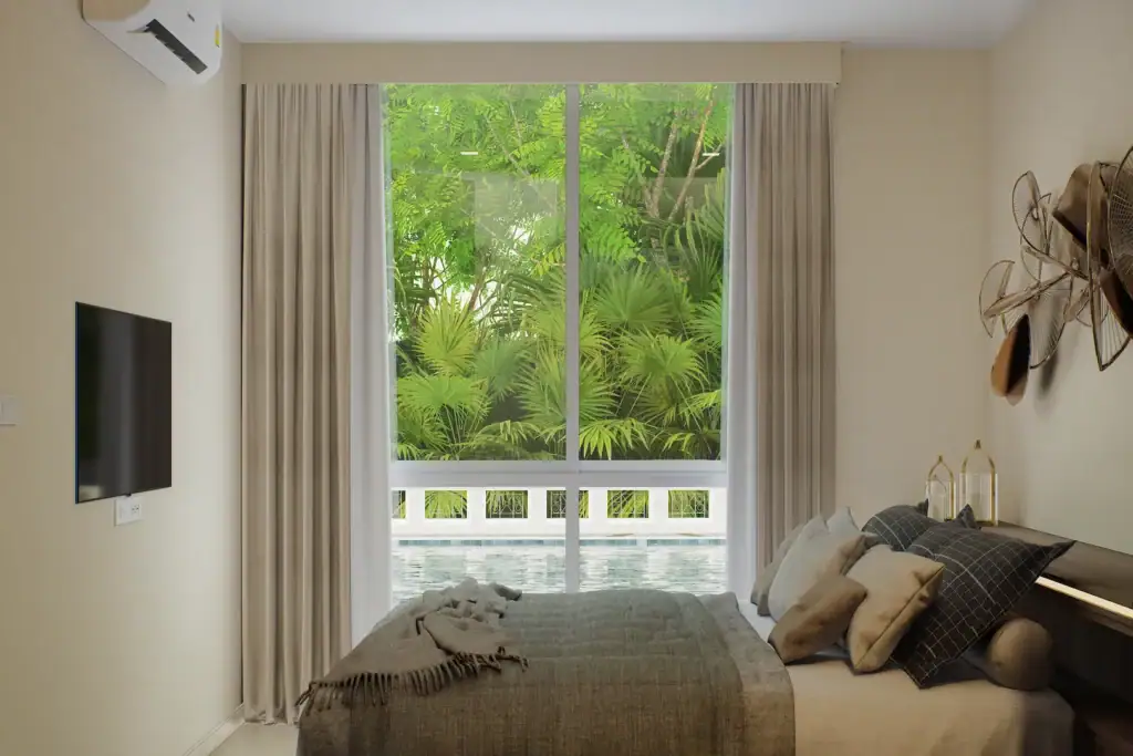 Harmonia City Garden 2 Bedrooms - דירת שני חדרי שינה בפאטייה